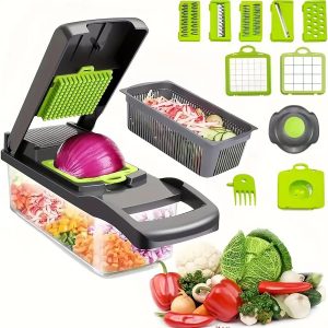 14 in 1 Vegetable Chopper Multi-Function Kitchen Vegetables Cutter