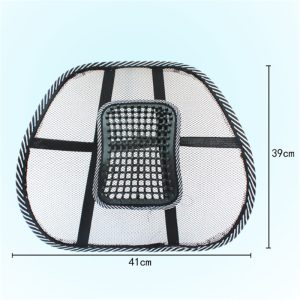(Pack of 1) Premium Sit Right Chair Back Support – Black - Image 3