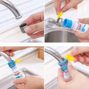 2 PCS Flexible Kitchen Tap Head Movable Sink Faucet