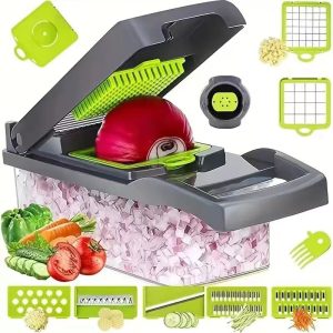 14 in 1 Vegetable Chopper Multi-Function Kitchen Vegetables Cutter - Image 3